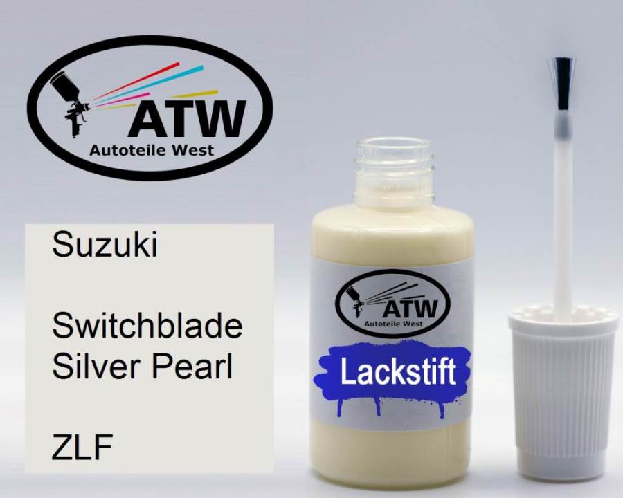 Suzuki, Switchblade Silver Pearl, ZLF: 20ml Lackstift, von ATW Autoteile West.